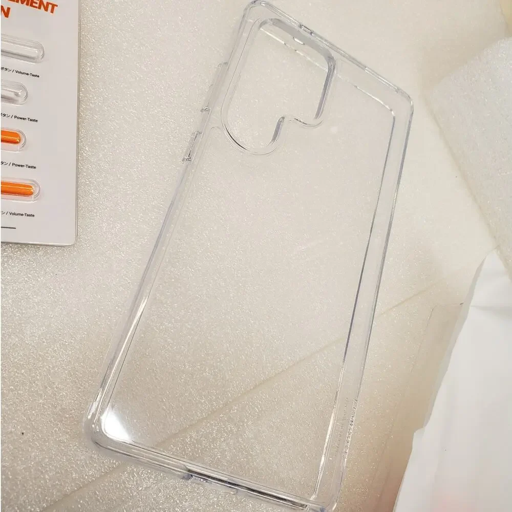 TORRAS Clear Case for Samsung Galaxy S25 Ultra with Replacement Buttons